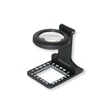 Carson Optical Metal Linen Test Magnifier 5X 30mm Power Lens by