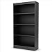 South Shore Axess Collection 4-Shelf Bookcase, Black