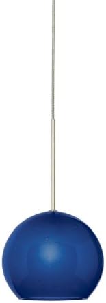 Stone Lighting PD177OPSNM3M Pendant, Satin Nickel Finish with Mouth Blown Frosted Glass Spheres and Random Bubbles Shades