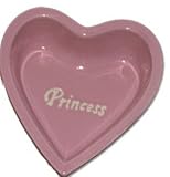 Princess of Pets Pink Heart Shaped Dog/Cat Bowl - 6.25 by Petrageous Designs