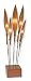 Illuminating Bamboo Leaves Light Sculpture Lamp