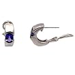 14K White Gold Tanzanite Earrings