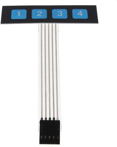 DC 4 Key Matrix Membrane Switch Control Keypad Keyboard Super Slim Pad