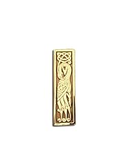 14K Yellow Gold Celtic Peacock Celtic Pendant. Made in USA.