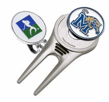 Memphis Tigers Divot Tool Hat Clip With Golf Ball Marker Of 2)