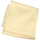 Solid Cream Ivory Pocket Square