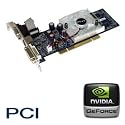 PNY VCG84512SPEB GeForce 8400GS 512MB DDR2 DVI + VGA PCI Graphics Card - Retail