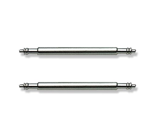 Two Stainless Steel Watchband Spring Bar Pins For Attaching Watch Band To Watches 22 mm Two Stainless Steel Watchband Spring Bar Pins For Attaching Watch Band To Watches 22 mm