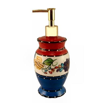 SOAP DISPENSERLOTION JAR TUTTI FRUTTI DECOR