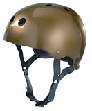 Triple Eight Brainsaver Skateboard Helmet - Metallic Gold