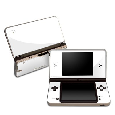 Solid State White Partners Protector Skin Decal Sticker for Nintendo DSi XL Game Device