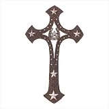 Horseshoe Cowboy Cross Rustic Western Wall Home Decor