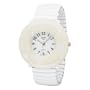 Golden Classic Women's 2164_Wht "Tough Love" White Stretch Band Watch