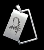 STAINLESS STEEL PENDANT WITH SCORPION DESIGN