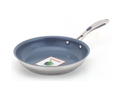 GreenPan Vienna 302031-20 Stainless Steel Frying Pan 20 cm Thermolon-Coated for Induction
