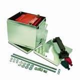 Aluminum Battery Box 9.5in. x 8.25in. x 7.75in. Incl. Battery Box w/1 Gauge Battery Cable Kit/Bolts/All Mounting Hardware