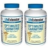 Life Extension Optimized Carnitine w/ Glycocarn VCaps, 60 ct (Pack of 2)