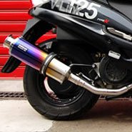ビームス：SS300 チタン フルエキゾースト マフラー
