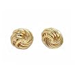 14K Gold LOVE KNOT EARRING LG. Jewelry