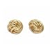 14K Gold LOVE KNOT EARRING LG. Jewelry