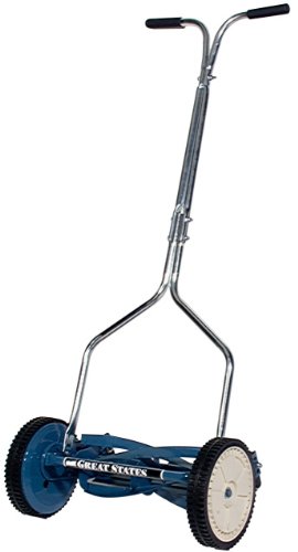 Great States 204-14 14-Inch Deluxe Hand Reel Push Lawn Mower