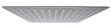 ALFI brand RAIN12S 12-Inch Solid Square Ultra Thin Rain Shower Head, Brushed Stainless Steel