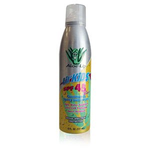 Aloe Up Lil Kids Continuous Spray SPF45 6oz. Two Can Pack