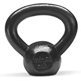 Yes4All Solid Cast Iron Kettlebell for Full Body Workout, Weight Loss and Strength Training