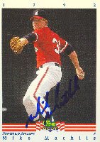 Mike Mathile, Harrisburg Senators - Expos Affiliate, 1992 Classic Best Autographed Card