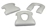PADDED SEAT,OVAL CUTOUT for Rehab Shower Commode Wheelchair