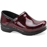Dansko Women's Professional Marbled Patent Red