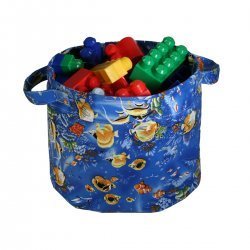 Juvenile Aquarium Pattern Crunch Tote by Richards Homewares