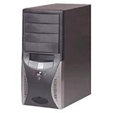 APEX TU-163 ATX Mid Tower SL 350W 4 2 (3) Bays USB Audio FAN C2D System Cabinet - Black