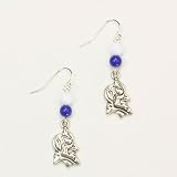 Duke Blue Devils Beaded Wire Logo Earring NCAA College Athletics