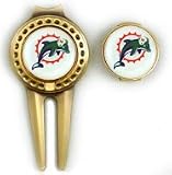 Miami Dolphins Hat Clip and Divot Tool Combo