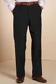 Big Tall Flat Front Lightweight Crease Resistant Trousers