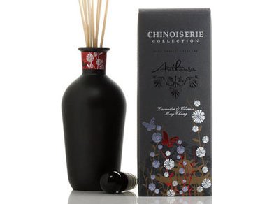 Lavender & Chinese May Chang Aromatherapy Scented Perfume Diffuser by Anthousa Chinoiserie Home Fragrance Collection