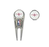 Houston Rockets Ball Mark Repair Tool & Hat Clip Combo