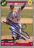 Shawn Estes, Detroit Tigers Autographed Card