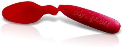 My Spoon Right Handed Toddler Spoon, Red