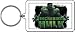 Search : Incredible Hulk Keychain~ K-HLK-0005
