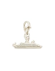 Rembrandt Charms Ocean Liner Charm with Lobster Clasp, 10K Yellow Gold