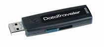 Kingston DataTraveler 100 - USB flash drive - 32 GB - Hi-Speed USB - black