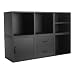 Foremost 340006 Modular 5-in-1 Shelf Cube Storage System, Black