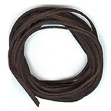 Dark Expresso Brown Faux Leather Suede Necklace Cord 10 Feet Ultra Microfiber