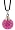 Silver crystal Pendant by GlitZ JewelZ &Acirc;&copy; with 16 inch Japanese silk cord with silver clasp & fittings - Pink Sapphire 10MM crystal ball - bling bling!! - made with over 84 stones - packed inside a lovely velvet pouche - see below for matching earrings