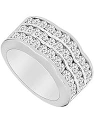 Diamond Ring 14K White Gold - 2.00 CT Diamonds