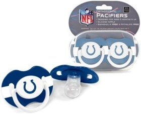Indianapolis Colts Pacifiers 2 Pack Safe BPA Free