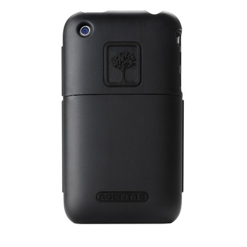 Agent18 EcoShield Slider (Black) for iPhone 3G 3GS + USB Car Charger
