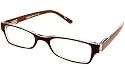 NVU Eyewear Full Readers (Men) Reading Glasses - Bedford Brown & Clear